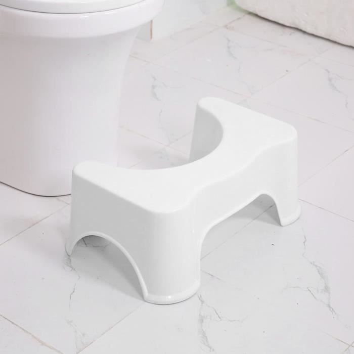 Tabouret Toilette Enfant Adult Santé Repose-pieds Salle de Bain Antidérapant--Rose Vie