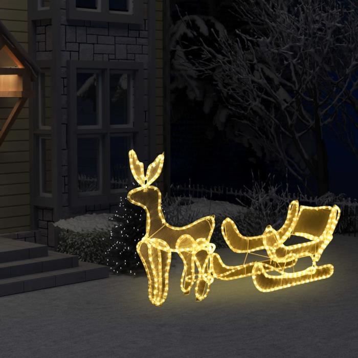 2 Yo-yos Lumineux De Noël - Renne Et Bonhomme De Neige à LED Clignotantes, Pour Enfants Dès 3 Ans, Diamètre 5.5 Cm