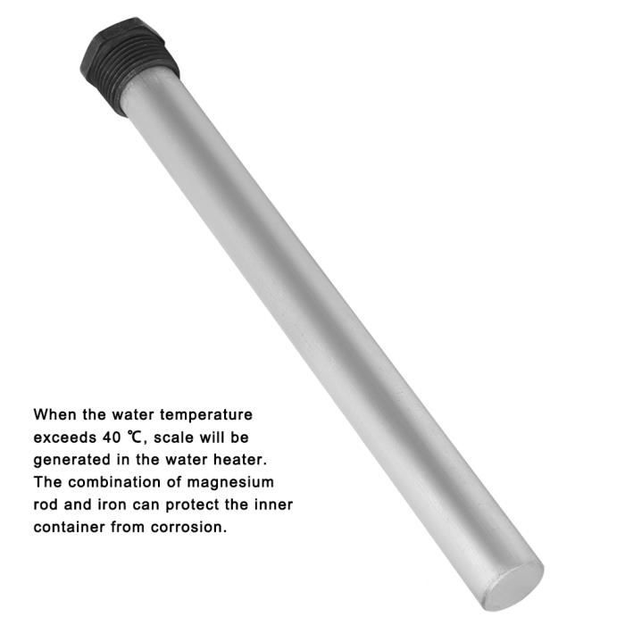 Lot De 2 Tiges Anode Magnésium/aluminium 1/2" NPT Pour Chauffe-eau RV (Suburban, MOR-FLO) - 13x115 Mm - 3