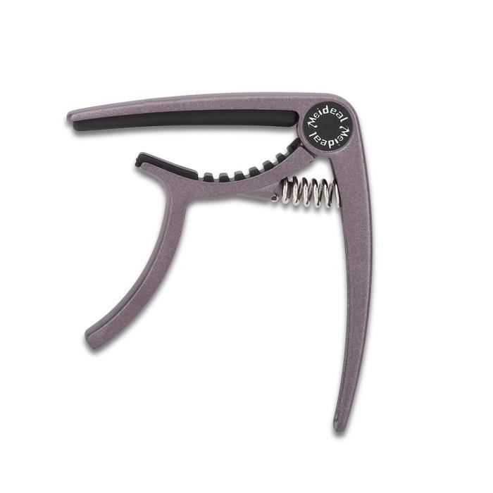 Capodastres Pour Guitare Et Ukulélé - Lot De 5 Avec Coussinets En Silicone - Alliage Aluminium - Couleurs Assorties