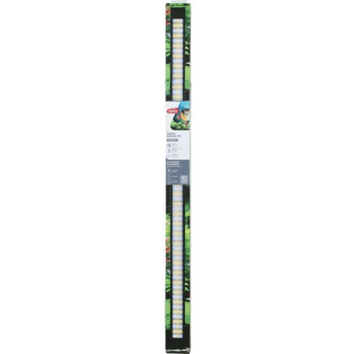 Comparer les prix de Rampe d'éclairage - Zolux - Slim LED dimmable - Ajustable et adaptable en remplacement d'un tube néon T8 ou T5 - 115 cm