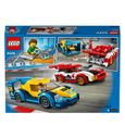 LEGO® City 60256 Les voitures de course, Jeu de Construction avec pilotes, Véhicules de Rallye pour Enfants de 5 ans et +-1