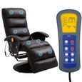 569Magasin•)Fauteuil Chair Esthétiquement|Fauteuil de massage TV Marron SimilicuirDimension65 x 101 x 100 cm Ergonomique Confortable-1