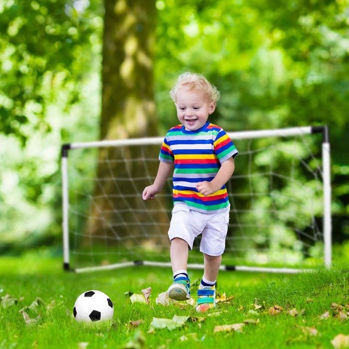 But De Football Pop-up 2 En 1 – 120x80x80 Cm – Sac De Transport – Pour Enfants