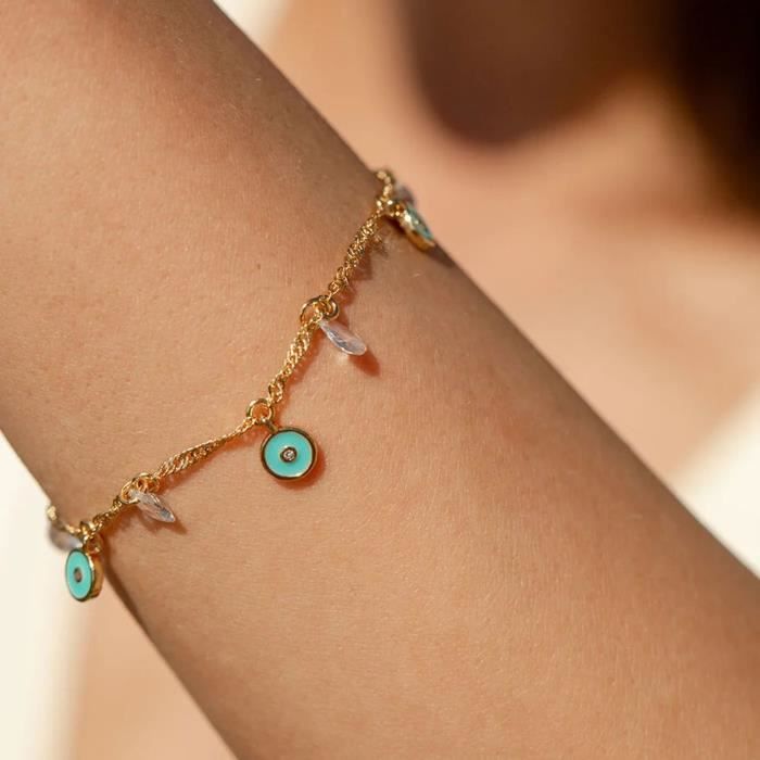 Bracelet Agatha Bracelet Agatha pampilles oeils turcs oxydes