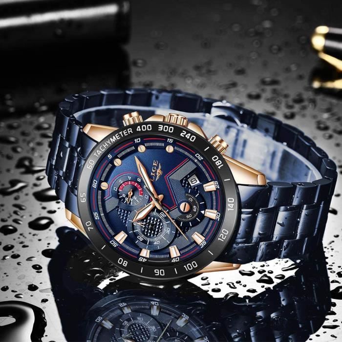 Homme Montre Militaire Sport,30M Etanche Montres Bracelet Multifonction  Avce Chronographe Alarme Date Led Digitale Lumière[J1262] , Classique -  Achat/vente montre Homme Adulte Neuf - Cdiscount