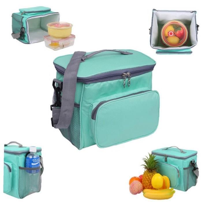 Lifewit Sac Isotherme 40L, Grand Format Glaciere Souple Isothermes, Portable Sacs Isotherm Courses Surgelés Pour Voyage, Pique Nique, Camping, Plage, Noir