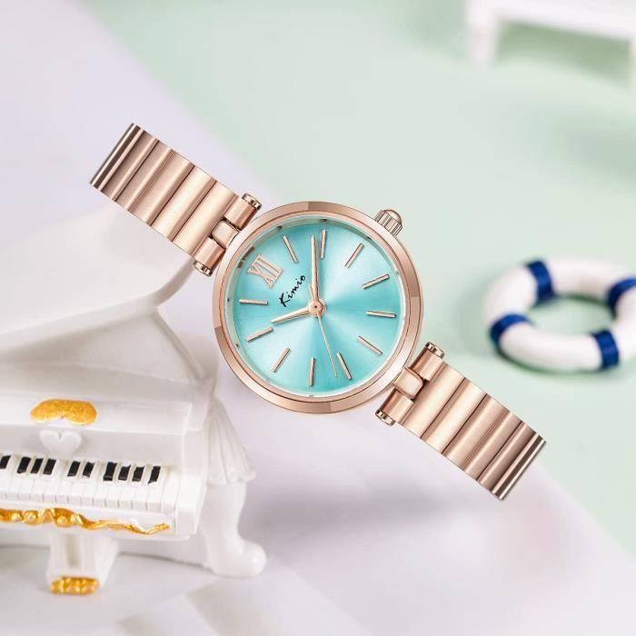 Alienwork Kimio Montre Femme l gant Bracelet M tal 2517