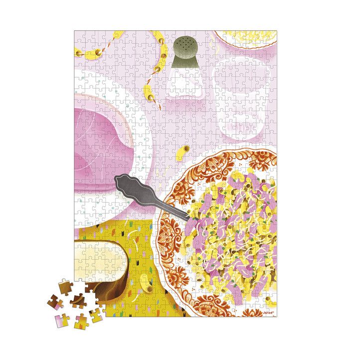 Janod – Puzzle 1000 Pièces – Amitié - Adapté Adulte Adolescent Enfant - Développe la Patience et la Dextérité - Fabrication Européenne et Certifié FSC - Dès 10 Ans,J02522