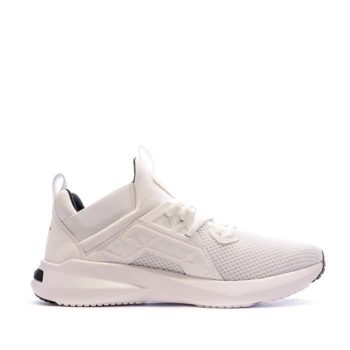 Baskets Blanches Homme Puma Softride Enzo Fade Blanc Cdiscount Chaussures