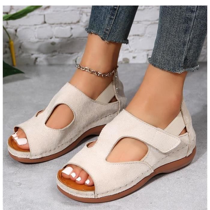 Cdiscount sandales outlet femme compensees