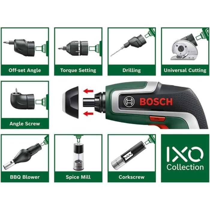 Bosch Home and Garden IXO 7 set 06039E0001 Accu-schroefmachine 3.6 V 2.0 Ah Li-ion Incl. accu, Incl. koffer kopen ? Electronic Bosch Home and Garden IXO 7 set 06039E0001 Accu-schroefmachine 3.6 V 2.0 Ah Li-ion Incl. accu, Incl. koffer kopen ? Electronic