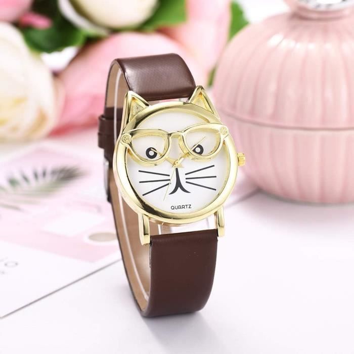 Montre noir femme on sale pas cher