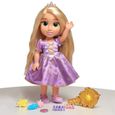 Poupée interactive Raiponce - Disney Princesses - 38 cm - Chevelure qui s'illumine - Chante-2