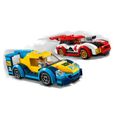 LEGO® City 60256 Les voitures de course, Jeu de Construction avec pilotes, Véhicules de Rallye pour Enfants de 5 ans et +-2