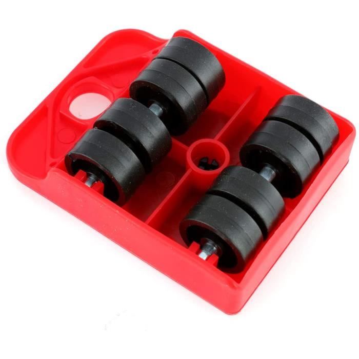 Ensemble De 9 Rouleaux De Transport Pour Meubles – Capacité 400 Kg, Noir, Compact, Aide Au Déménagement