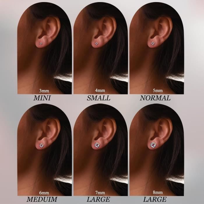 Boucles D'oreilles Pendantes En Argent Sterling Et Oxyde De