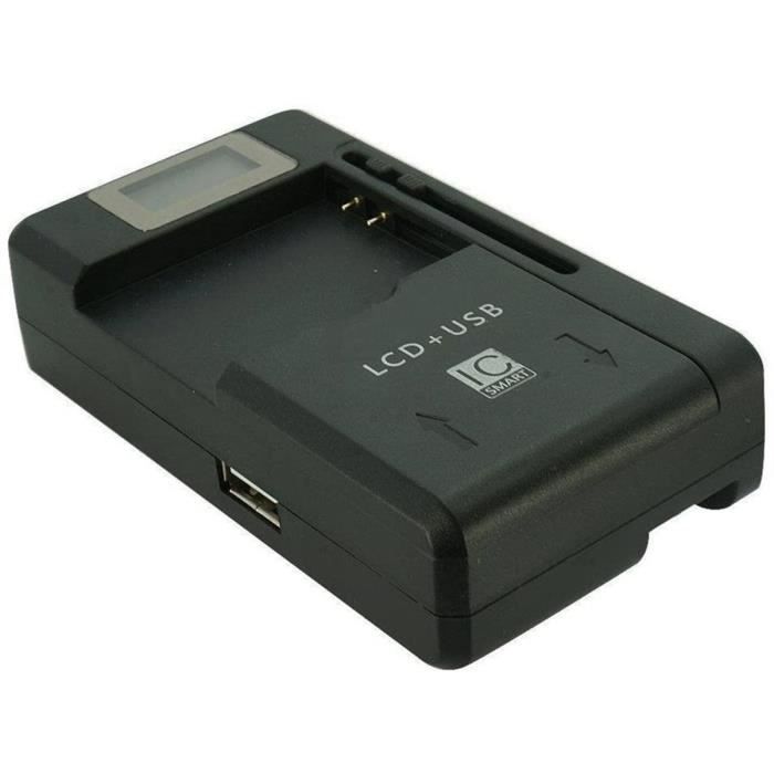 Chargeur de batterie,chargeur de batterie universel pour téléphone  portable,avec Port USB,pour Smartphone[C471086326] - Cdiscount Auto