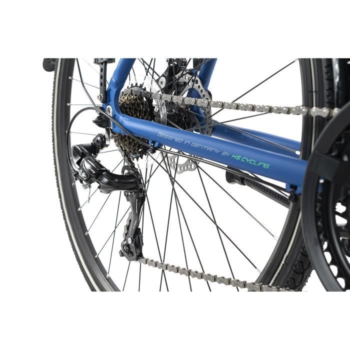 VTC homme 28 aluminium Antero bleu 21 vitesses KS Cycling Cdiscount Sport