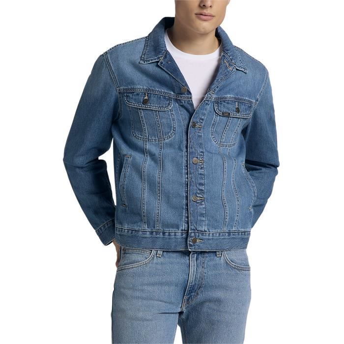 Lee Jeans Lee Rider Jacket Homme Veste en Jean bleu Bleu