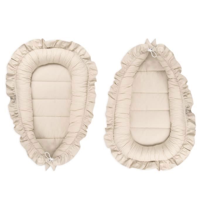 Pepi Nid Pour Bébé Avec Volants - Tour De Lit Cocon Velours Et Coton Gold Galaxy