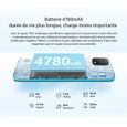 Smartphone Pas Cher Blackview A55 16GO 6.5 Pouces HD+ IPS 4780mAh 5MP+8MP Android 11 Quad-core Double SIM GPS - Bleu-3