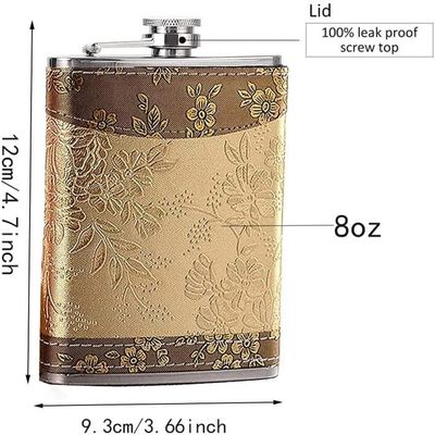 Flasque Cadeau Homme Femme Lot 4 Flasques Wapasezyar 227ml Acier Inoxydable - Avec Entonnoirs Portable Accessoire Outdoor étanche