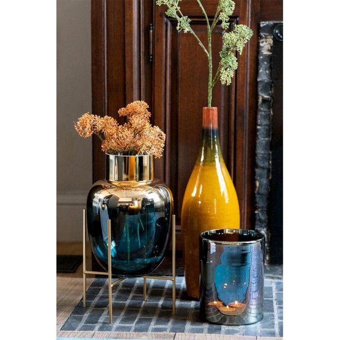 Magic Season Lot De 2 Bouteilles Verre Décoratives 150 Ml - Bouchon Liège, Large Bouche, Idéal Pour Fleurs & Bougies