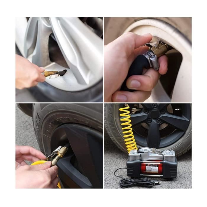 Drado 3 Pièce Adaptateur De Valve De Pneu De Voiture, Ebout Gonflage