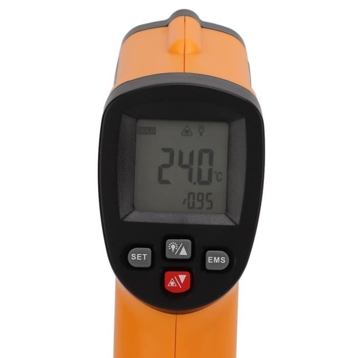 Sonew thermomètre de cuisine XRCLIF‑300E Thermomètre infrarouge numérique  Thermomètre sans contact Outil de mesure de la