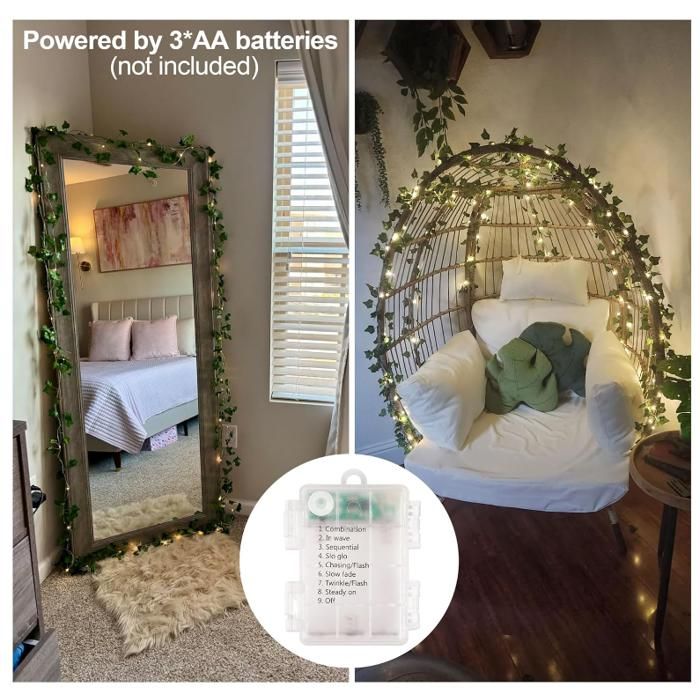 1 Guirlande De Lierre Artificiel - 10 M - Guirlande De Lierre