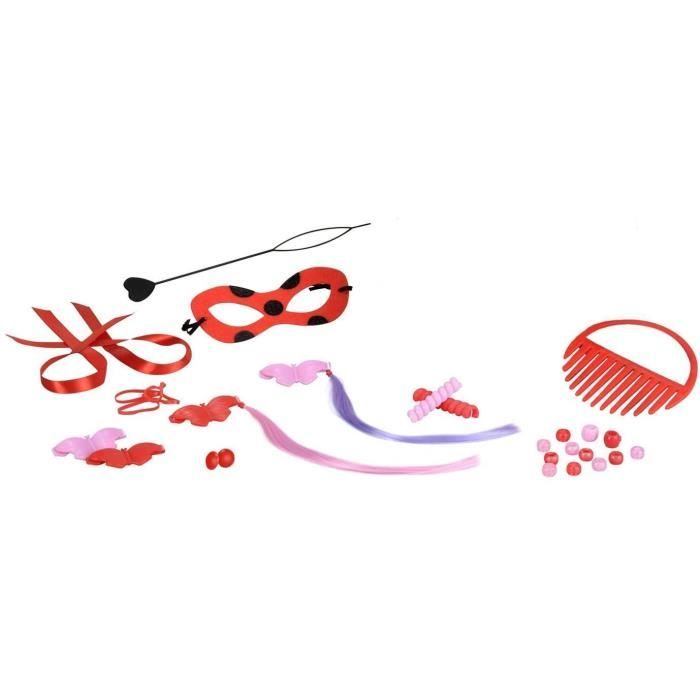 Tête à Coiffer Miraculous Ladybug Deluxe - 30 Accessoires - Licence Officielle