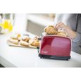 Grille-pain RUSSELL HOBBS 23330-56 - Colours Plus - Technologie Fast Toast - Rouge flamme - Fentes extra-larges-5