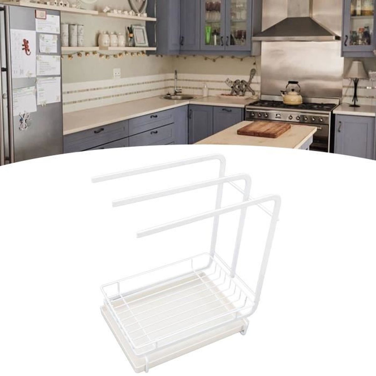 Support à Pizza 8 Niveaux En Acier Inoxydable - Grille De Refroidissement Portable Pour Buffet Et Restauration