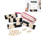 Jeu Société Soirée Jeu De Société Rummy En Bois - 106 Pions En Mélamine - Pour 2 à 4 Joueurs - Stimule Mémoire Et Stratégie - Idéal Famille, Soirées Jeux