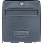 BARRITOS Boîte aux lettres BURG WACHTER BALTHAZAR 2 Portes - Sur pied - Acier galvanisé - Ouverture totale - Anthracite - Fabriqué en