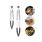 PIXNOR 2pcs Pinces de cuisine Clip de nourriture (Noir)