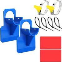 Supports de tuyau bleu pour piscine - Lot de 2 - Anti-perforation, anti-déchirure, anti-traction