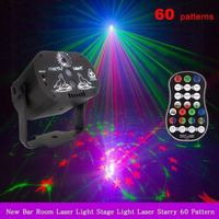 60 modèles rvb disco lumière lampe laser lampe de projection éclairage de scène spectacle maison fête KTV DJ piste de danse
