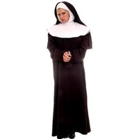 Costume de Nonne - HORRORSHOP - Noir/Blanc - Adulte - 100% Polyester