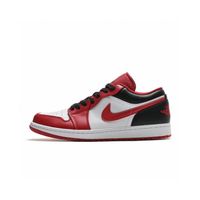 Chaussures de basket Nike - Air Jordan 1 Low Top - Rouge/Blanc/Noir