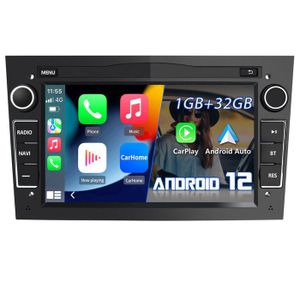 AUTORADIO Junsun Autoradio Android 13 2Go+64Go pour Opel Corsa Astra Vivaro Zafira, 7''écran Tactile Carplay Android Auto RDS GPS WiFi