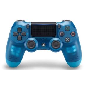 MANETTE JEUX VIDÉO Manette PS4 DualShock 4.0 V2  Crystal Blue - PlayS