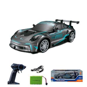 VEHICULE RADIOCOMMANDE bleu Noir - Voiture télécommandée 2.4G 4WD 1:14 pour enfant, jouet pour garçon, grande vitesse, Sport, Drift,