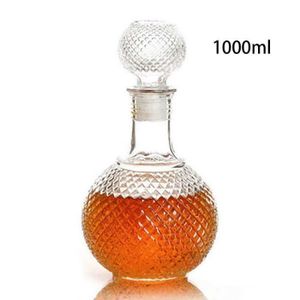 BOUCHON - DOSEUR  1000ML - Bouteille de whisky en cristal avec bouch