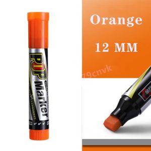 MARQUEUR 12mm Orange - Feutre Marqueurs Affiche Publicitair