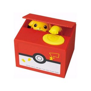 Tirelire en Pokémon Pikachu pour fille garçon- Janue 22cm