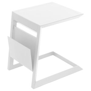 TABLE D'APPOINT Table d'appoint de jardin carrée Allure Blanc - He