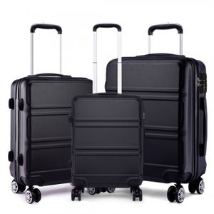 SET DE VALISES Kono Set de 3 valises à la Mode en ABS léger, avec