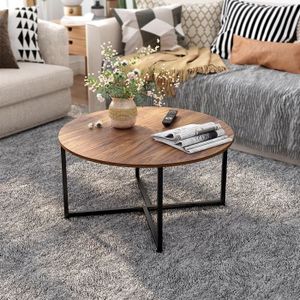 LivingArt24 Table Basse Table dappoint Table de Salon Lot de 2 Boogie Mat Anthracite cuivre